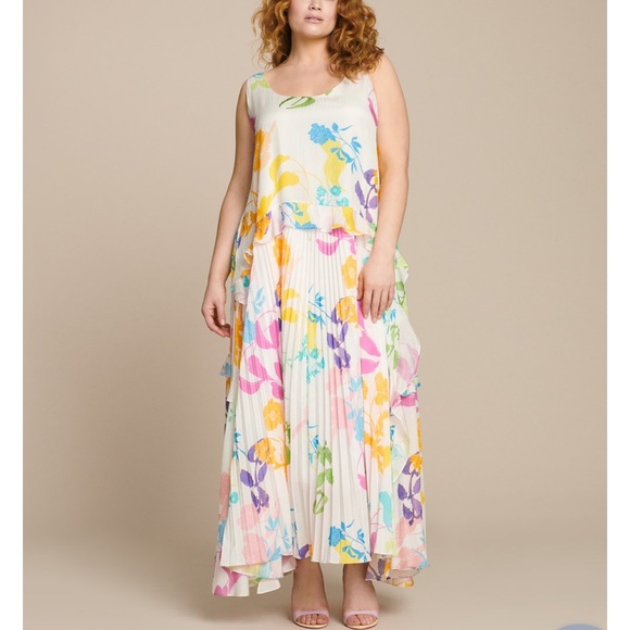 Tanya Taylor Dresses & Skirts - NWT Tanya Taylor Silk Colete dropwaist maxi dress